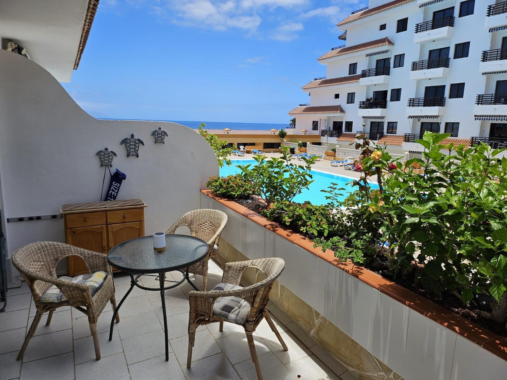 Аппартаметы Seguro De Sol Playa De La Arena Puerto de Santiago  Kültér fotó