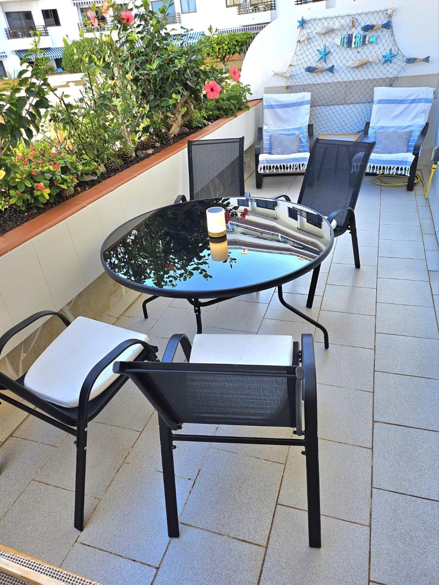 Аппартаметы Seguro De Sol Playa De La Arena Puerto de Santiago  Kültér fotó