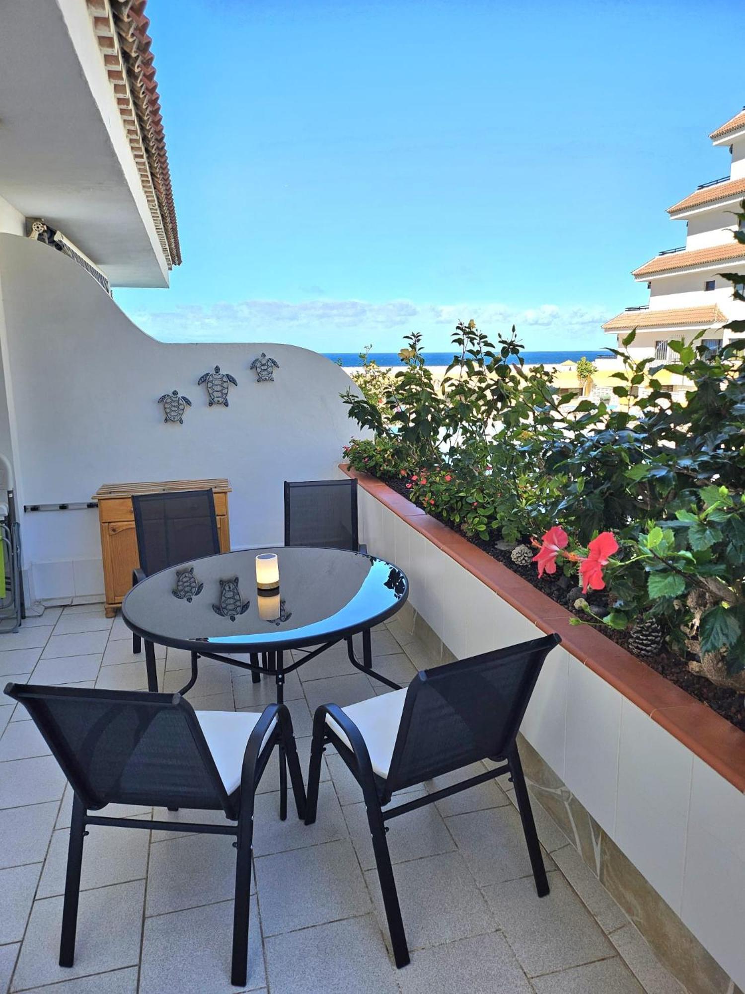 Аппартаметы Seguro De Sol Playa De La Arena Puerto de Santiago  Kültér fotó